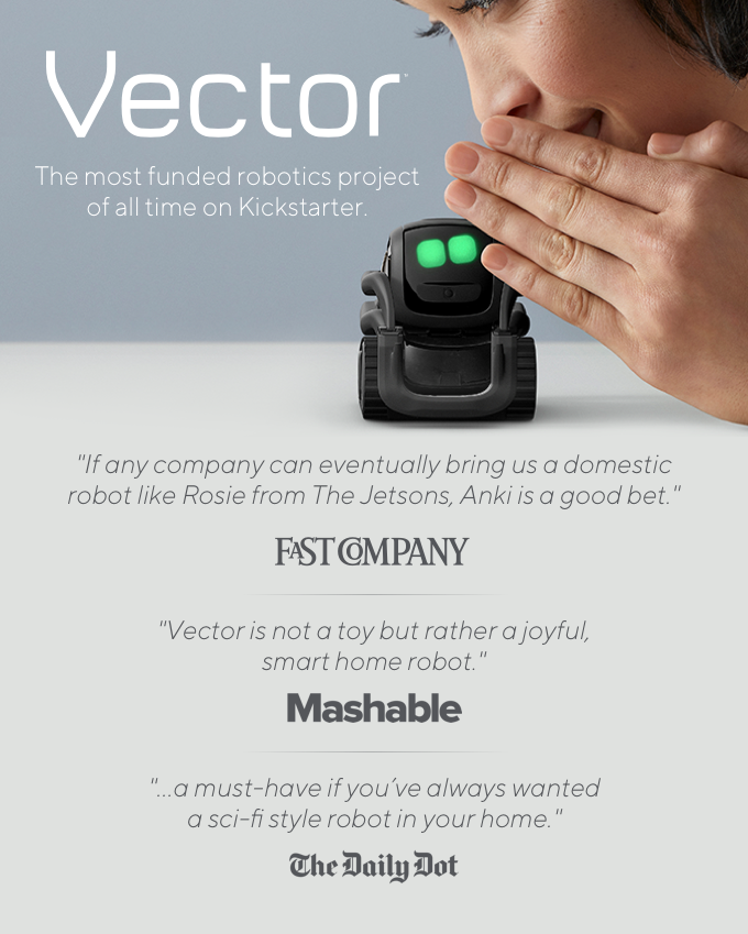 Vector Kickstarter feature touts