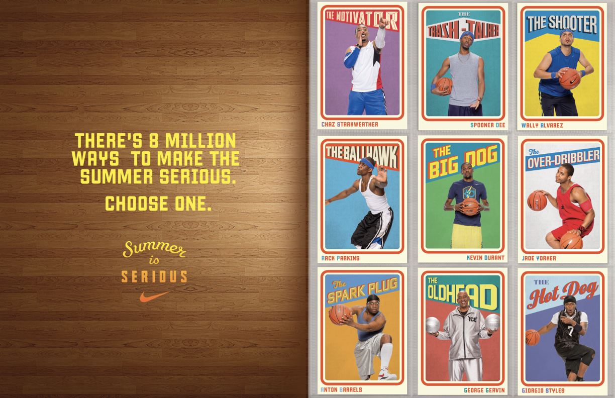 Nike Summer Is Serious print spread