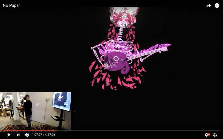 No Paper VR artwork