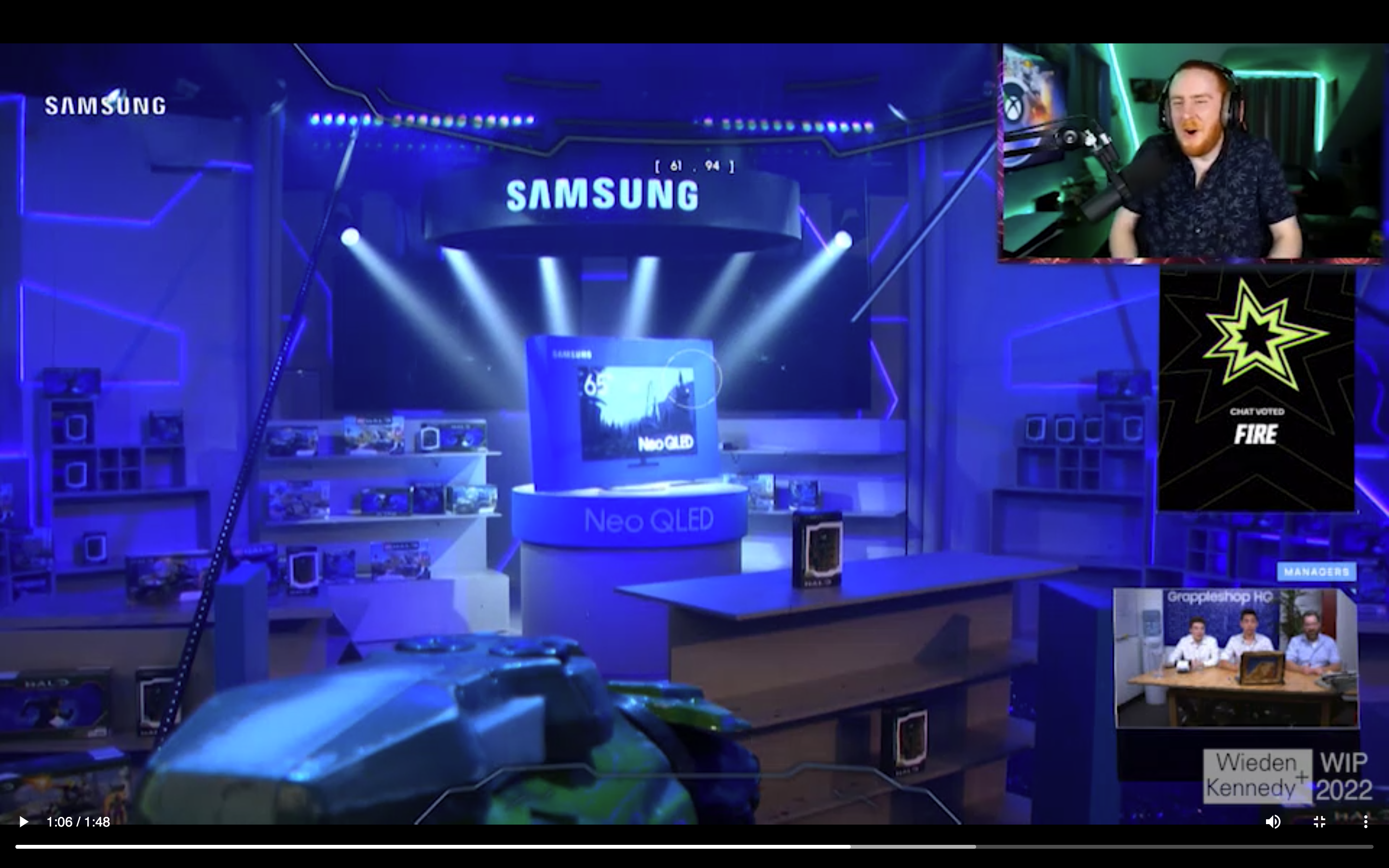 Samsung Grappleshop stream